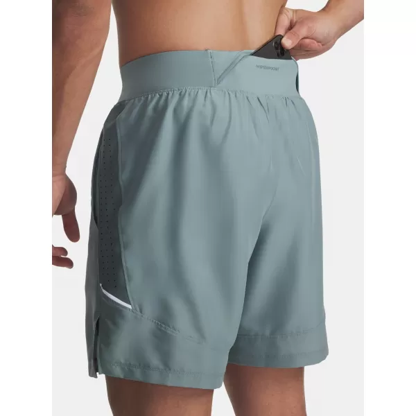  Мъжки шорти UNDER ARMOUR UA LAUNCH PRO 2N1 7'' SHORTS 1376831-323 ЗЕЛЕНО 