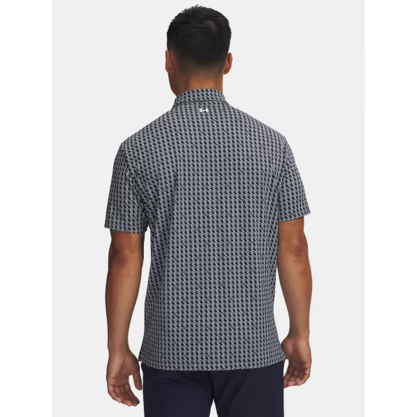  Мъжка тениска UNDER ARMOUR UA T2G PRINTED POLO 6012304-412 СИНЬО 