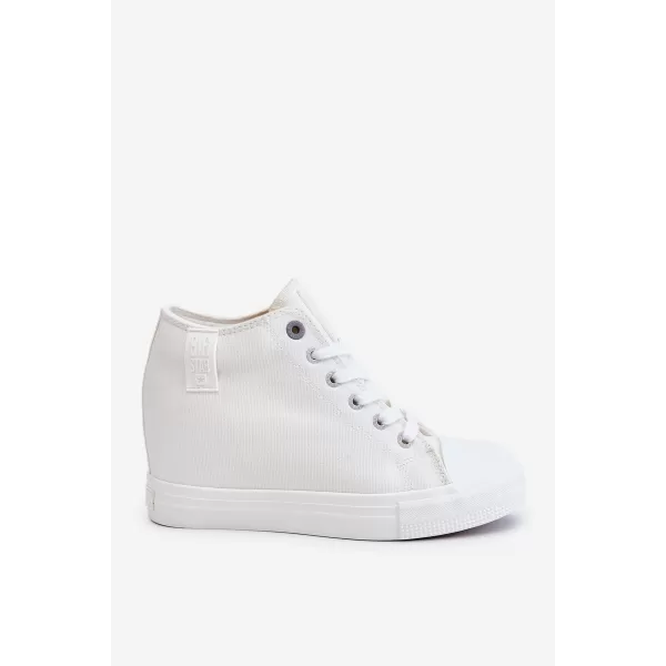  Дамски маратонки BIG STAR LL274035 WHITE Big Star Shoes 
