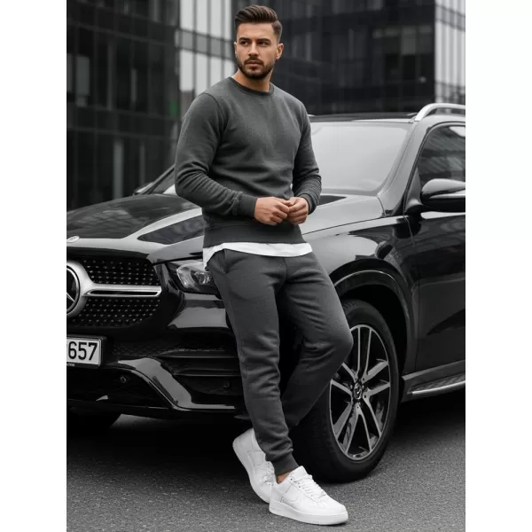  Мъжки суичър DSTREET BX2405 ТЪМНО СИВО 