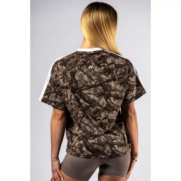  Спокойна тениска POWER 894 LIGHT BROWN CAMO Nebbia 