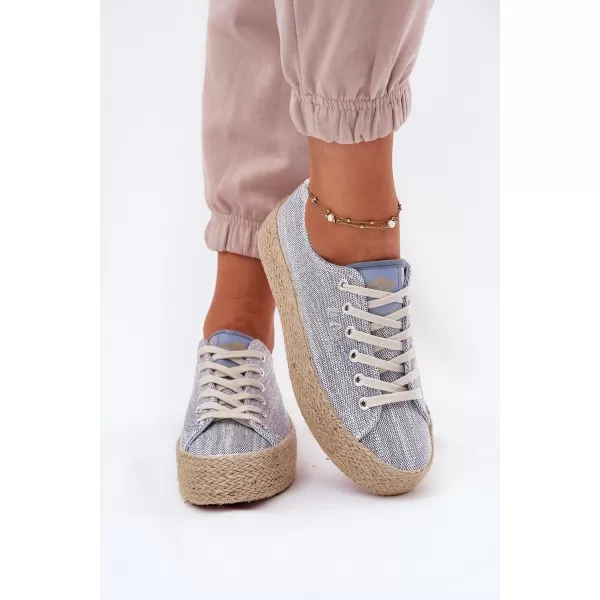  Дамски кецове LEE COOPER LCW-25-02-3284 СВЕТЛО СИНЬО 