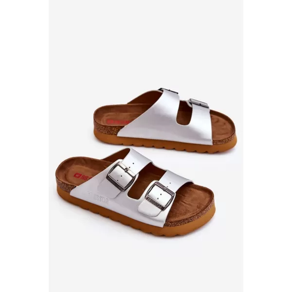  Дамски чехли BIG STAR LL274476 SILVER Big Star Shoes 