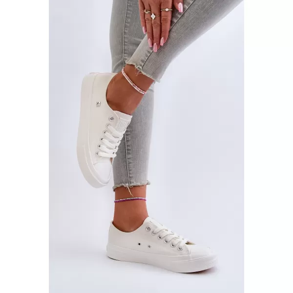  Дамски маратонки BIG STAR NN274285 WHITE Big Star Shoes 