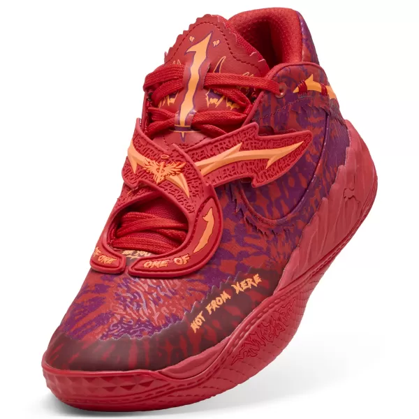  Ботуши PUMA MB.05 CROWD SURF 312132-01 PUMA ЧЕРВЕНО/МАГЕНТА БЛЯСЪК 