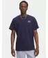 Мъжка тениска UNDER ARMOUR UA M LOGO EMB HEAVYWEIGHT SS 1373997-411 СИНЬО