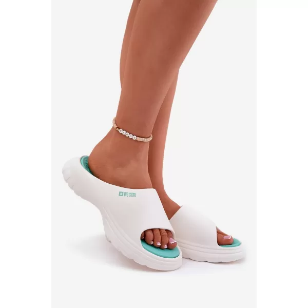  Дамски чехли BIG STAR RR274A586 WHITE Big Star Shoes 