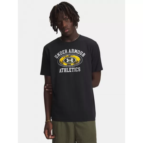  Мъжка тениска UNDER ARMOUR UA M 60/40S ARMOR GLOBE SS 6009261-001 ЧЕРЕН 
