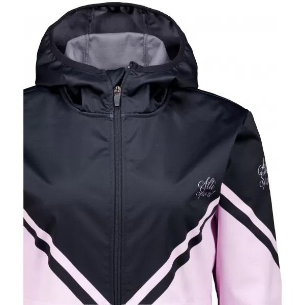  Дамско първокласно яке софтшел ALTISPORT VOJ/ALW101JACK01 РОЗОВО ЧЕРНО 