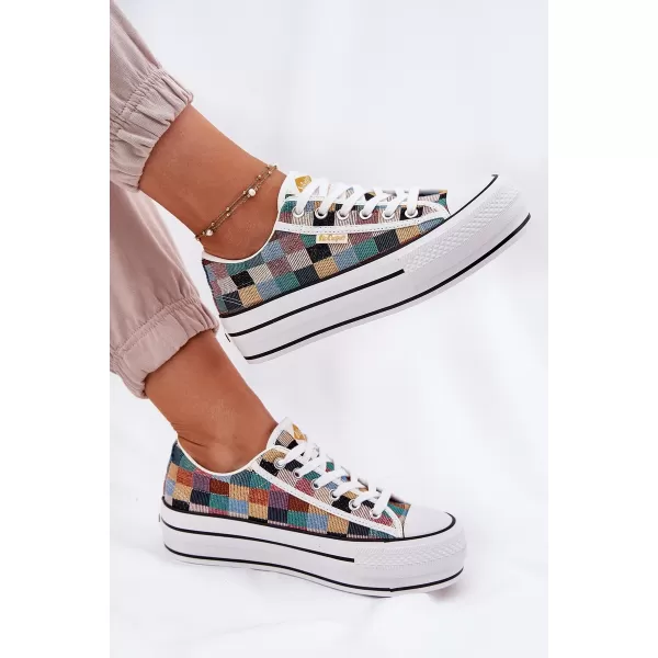  Дамски кецове LEE COOPER LCW-25-31-3441L ЧЕРЕН 