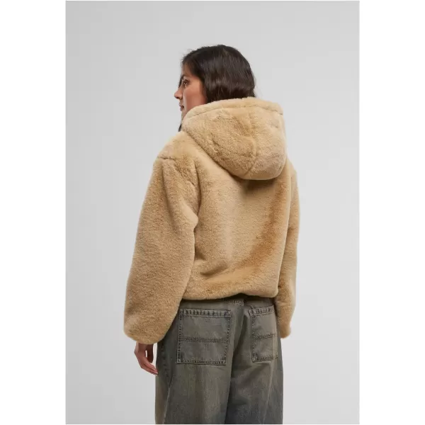  Дамски суичър URBAN CLASSICS TB7934 МОКЪР ПЯСЪК 