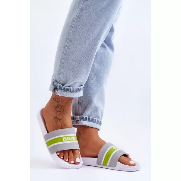  Дамски чехли BIG STAR JJ274647 GREY Big Star Shoes 