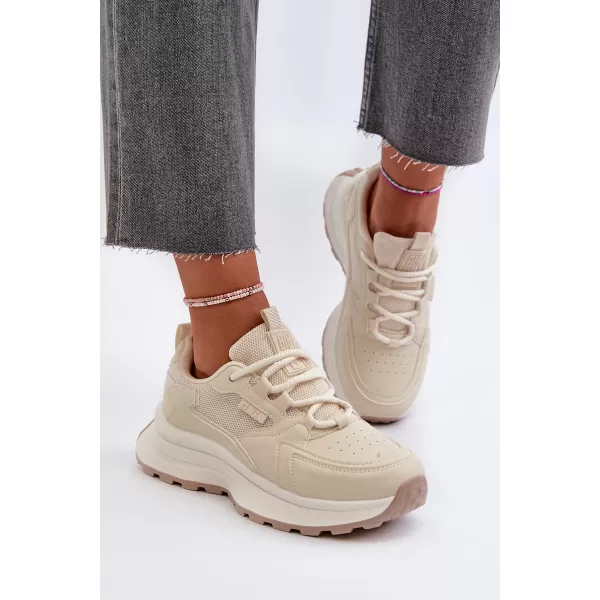  Дамски маратонки BIG STAR NN274A105 BEIGE Big Star Shoes 