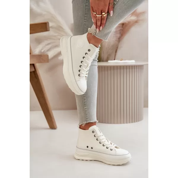  Дамски маратонки BIG STAR OO274064 WHITE Big Star Shoes 