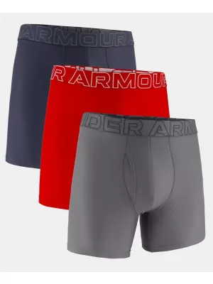 Мъжки шорти UNDER ARMOUR PERFORMANCE TECH-SOLID 6IN-3PK 1383878-044 ČERNÁ СИНЬО