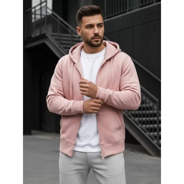  Мъжки суичър DSTREET BX4834 РОЗОВО 