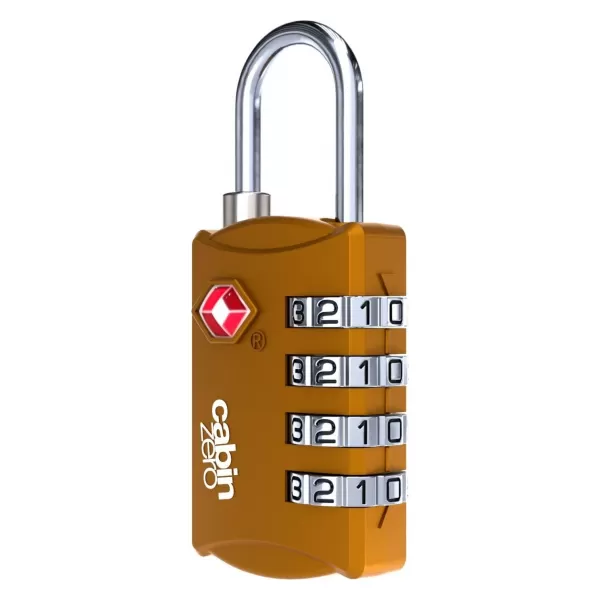  Заключване CABINZERO TSA Travel Lock ПОРТОКАЛОВ ХЛАД 
