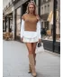 Дамски пуловер DSTREET MY2216 КАФЯВО