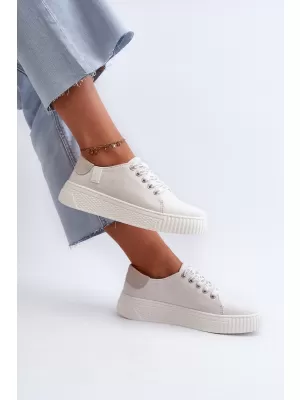 Дамски маратонки BIG STAR NN276001 WHITE Big Star Shoes