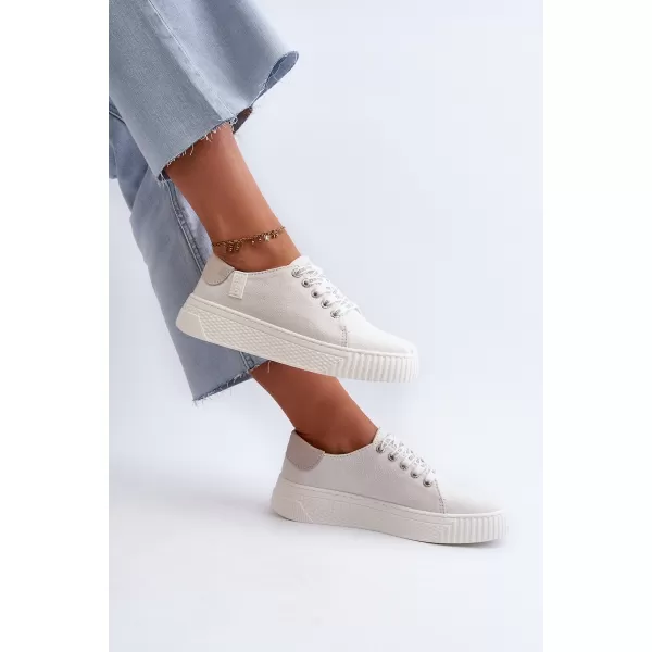  Дамски маратонки BIG STAR NN276001 WHITE Big Star Shoes 