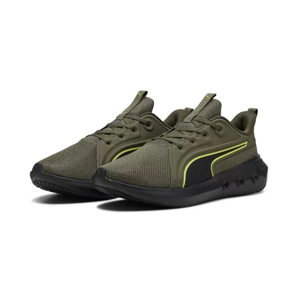  Ботуши PUMA SOFTRIDE CARSON 310154_22 ЛОДЕН ЗЕЛЕН/ЧЕРЕН/ЛУКС ЛАЙМ 