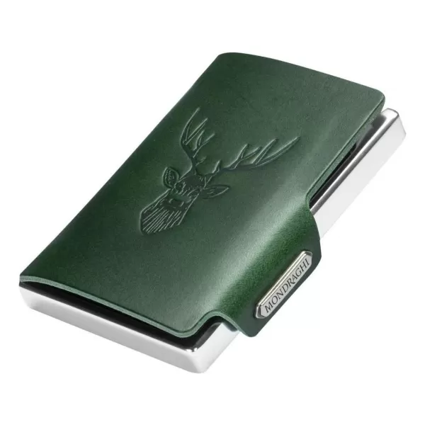  Портфейл MONDRAGHI Silhouette Classic Deer ЗЕЛЕНО 