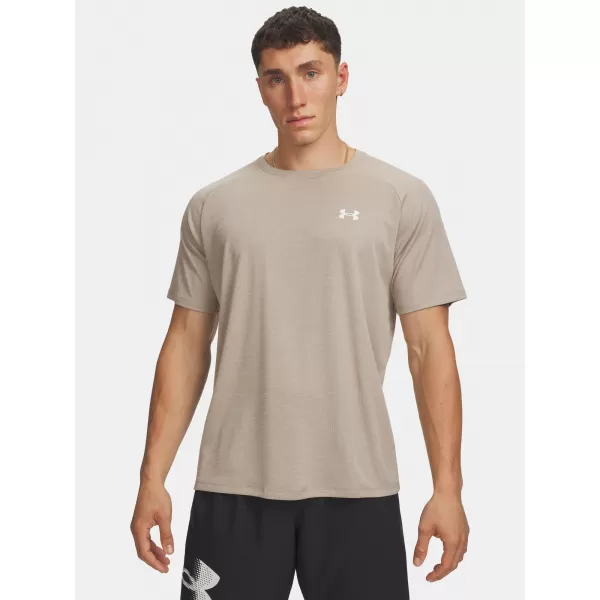  Мъжка тениска UNDER ARMOUR UA TECH TEXTURED SS 1382796-203 КАФЯВО 