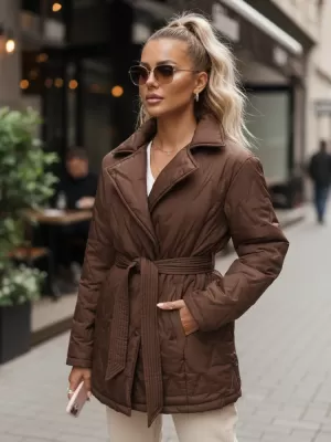 Дамско яке DSTREET TY5586 КАФЯВО