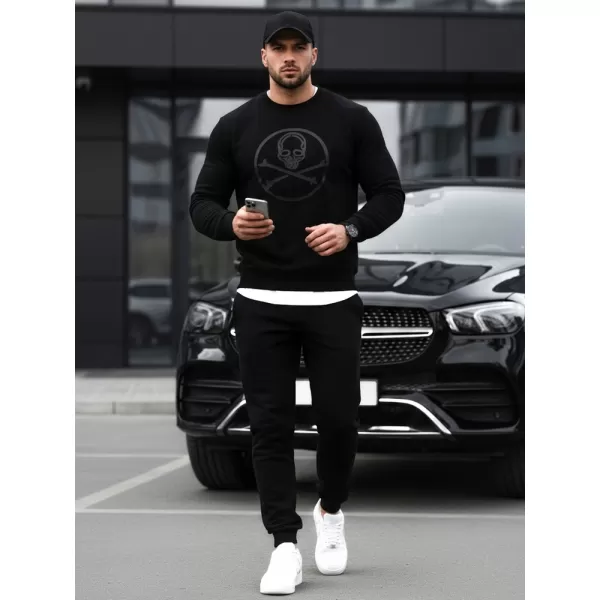  Мъжки суичър DSTREET BX5948 ЧЕРЕН 