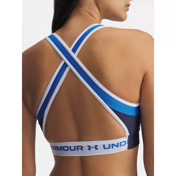  Дамски сутиен UNDER ARMOUR UA CROSSBACK MID OPEN BACK 6005838-403 СИНЬО 