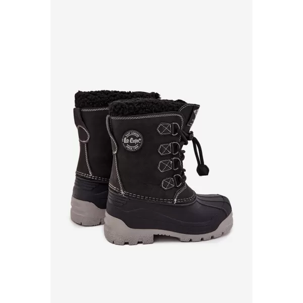  Детски зимни обувки LEE COOPER LCJ-25-44-3943K ЧЕРЕН 