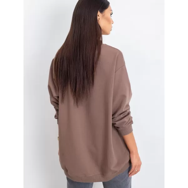  Дамски суичър BASIC FEEL GOOD RV-BL-5185.92P КАФЯВО 