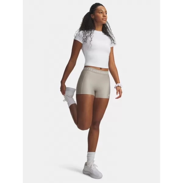  Дамски шорти UNDER ARMOUR HEATGEAR SHORTY 6010725-203 КАФЯВО 