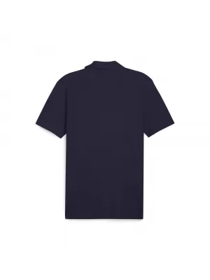 Мъжка тениска с яка PUMA TEAMGOAL CASUALS POLO 658605_06 PUMA NAVY/PUMA БЯЛО