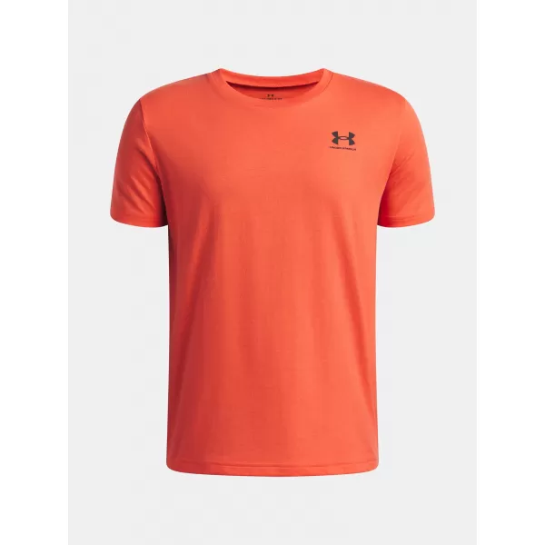  Момчешка тениска UNDER ARMOUR B SPORTSTYLE LC SS 1389962-690 ЧЕРВЕНО 