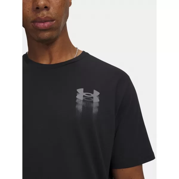  Мъжка тениска UNDER ARMOUR M BLUR LOGO SS 6009245-001 ЧЕРЕН 