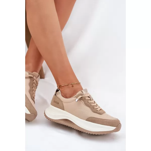  Дамски маратонки BIG STAR RR274A345 BEIGE Big Star Shoes 