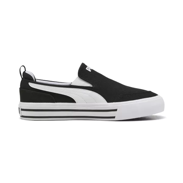  Ботуши PUMA COURT CLASSIC VULC SLIPON 400216_02 ПУМА ЧЕРНА/ПУМА БЯЛА 