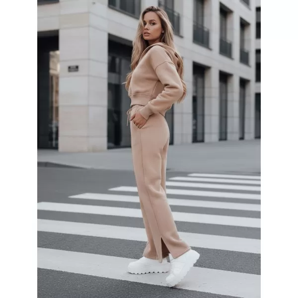 Дамски комплект DSTREET AY0975 БЕЖОВО 