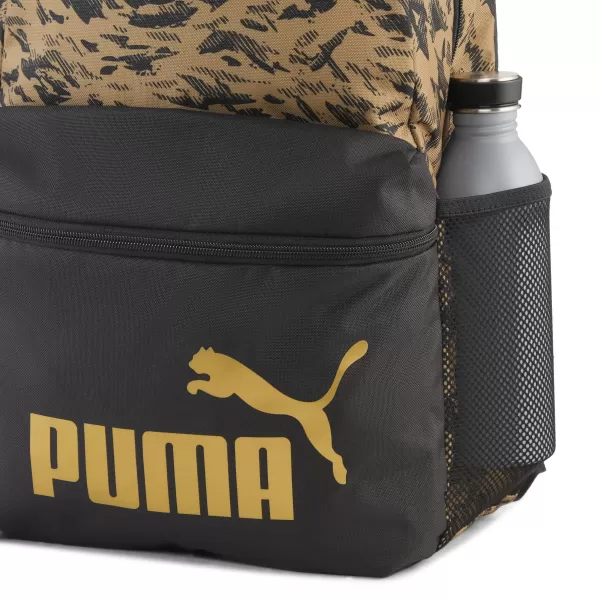  Раница PUMA PHASE AOP BACKPACK 091169_07 LEOPARD/GOLD ЛЕОПАРД/ЗЛАТНА ПУМА №1 