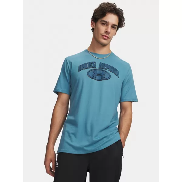  Мъжка тениска UNDER ARMOUR UA M WM LOCKER TAG SS 6012778-466 СИНЬО 