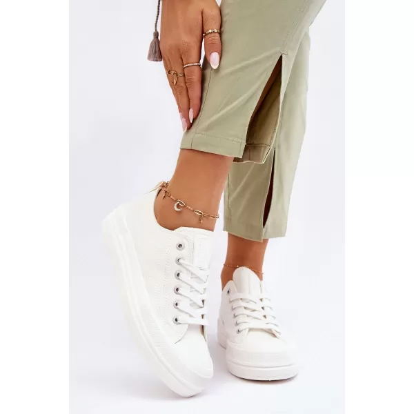  Дамски маратонки BIG STAR LL274968 WHITE Big Star Shoes 