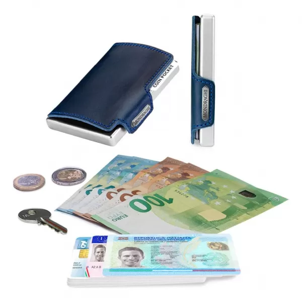  Портфейл MONDRAGHI ELEGANCE PLUS СИНЬО 
