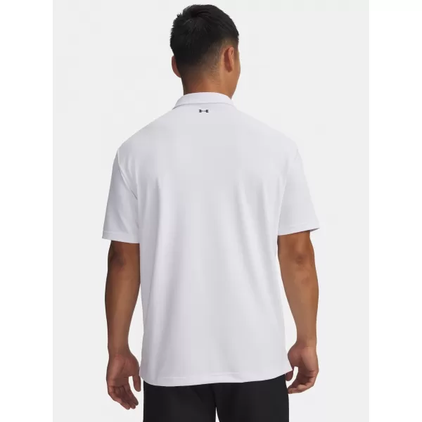 Мъжка тениска UNDER ARMOUR T2G PIQUE POLO 6012303-100 БЯЛО 