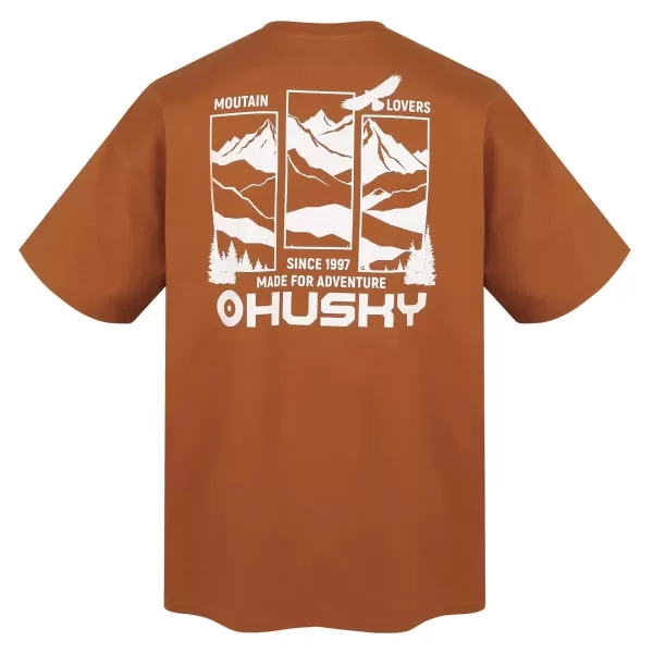  Мъжка тениска HUSKY TEE VIEW M КАФЯВО 
