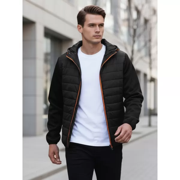  Мъжко яке DSTREET TX3785 ЧЕРЕН 