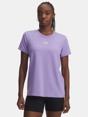 Дамска тениска UNDER ARMOUR UA RIVAL CORE SS 1383648-538 ЛИЛАВО