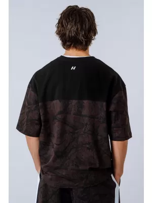 Овърсайз тениска POWER 898 DARK BROWN CAMO Nebbia