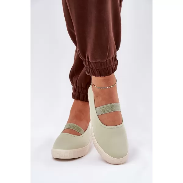  Дамски маратонки BIG STAR NN274604 GREEN Big Star Shoes 