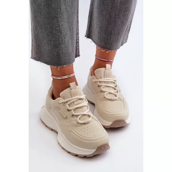  Дамски маратонки BIG STAR NN274A105 BEIGE Big Star Shoes 